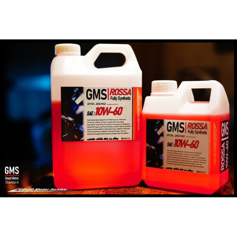 น้ำมันเครื่อง GMS Rossa SAE 10W-60
