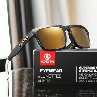 KDEAM แบรนด์แท้ 100% ร้านไทยส่งเร็ว แว่นตากันแดด เลนส์ Polarized แว่นกันแดดผู้ชาย (ผู้หญิงใส่ได้)