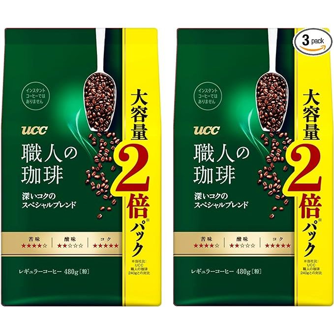 UCC Artisan Coffee Deep Rich Special Blend 960g (480g x 2 ชิ้น) กาแฟธรรมดา (ผง) [ส่งตรงจากญี่ปุ่น]