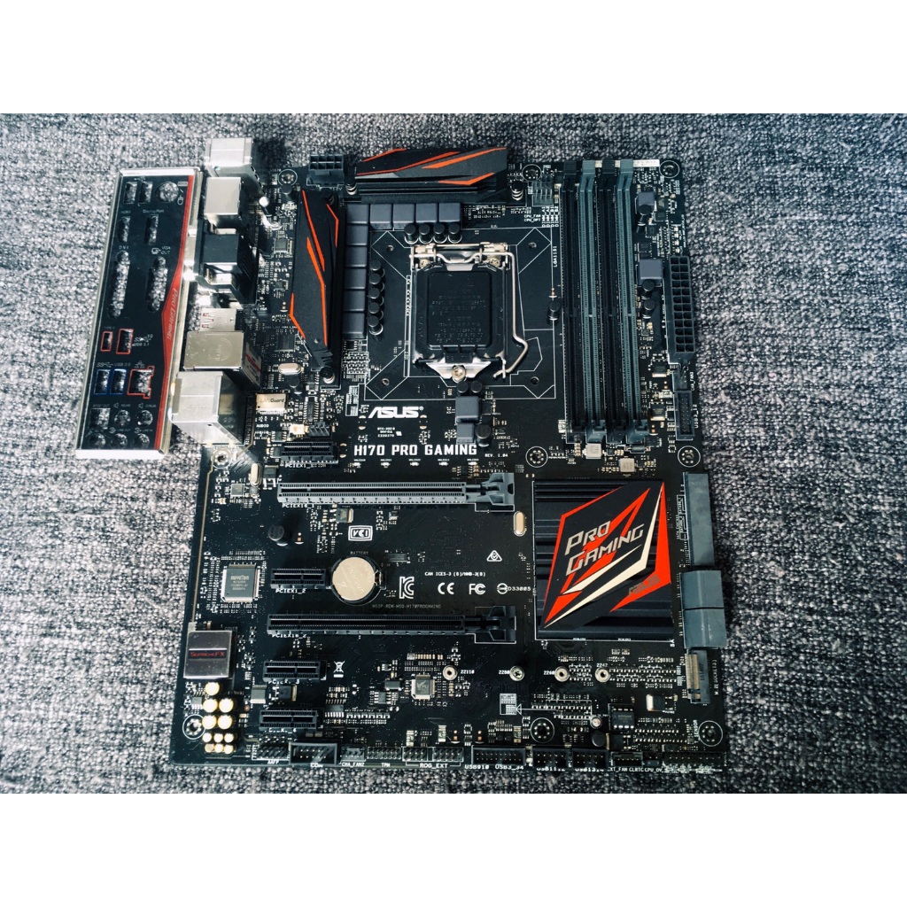 1151V1 ASUS H170-PRO-GAMING พร้อมฝาหลัง