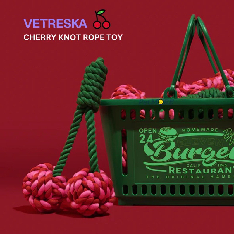 ของเล่นสุนัข เชือกถัก [ของแท้]VETRESKA Knot Rope Toy (PRE-ORDER)