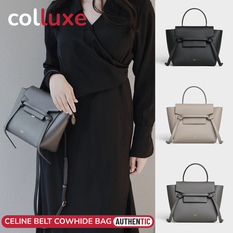 💯ของแท้👜เซลีน New Celine Nano Belt Bag #pico #micro สี Light Taupe Brown Black สวยมาก