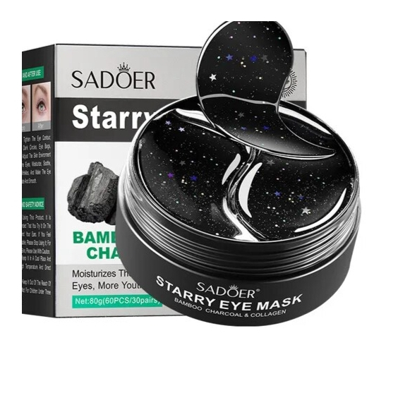 มาส์กใต้ตา SADOER บำรุงผิวรอบดวงตา มีสารสกัดถ่านไม้ไผ่