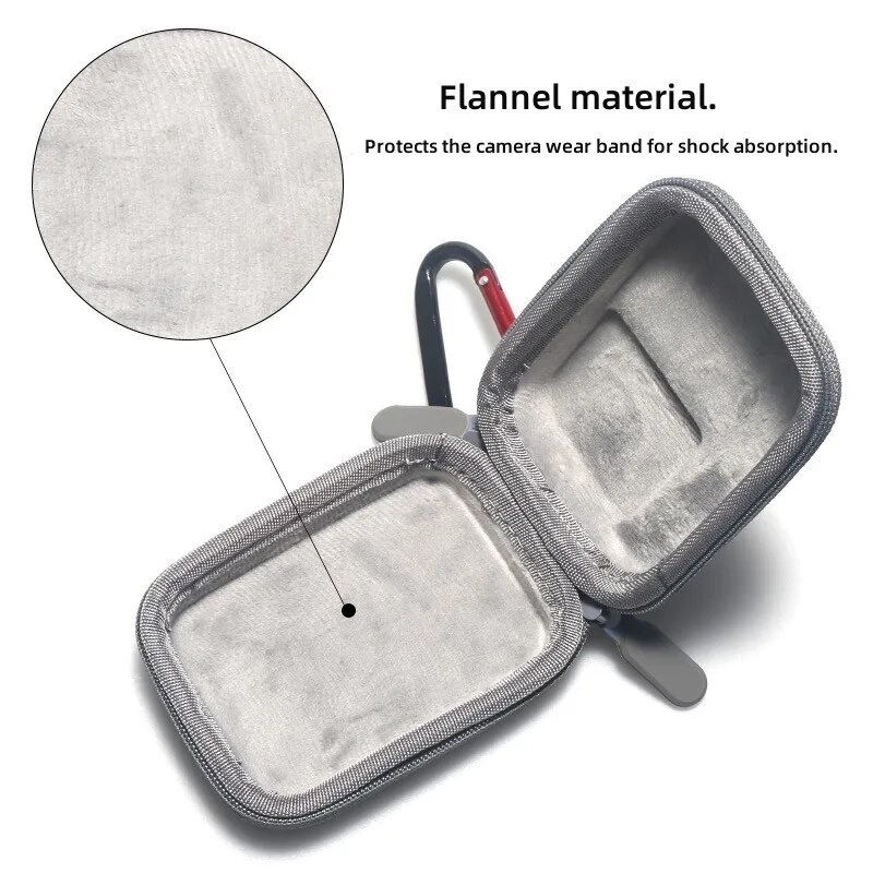 DJI OMSO Action 6/5/4/3 Sports Mini Protective Storage Bag GoPro 13/12/11/10/9 Storage Bag Camera - รูปที่ 6