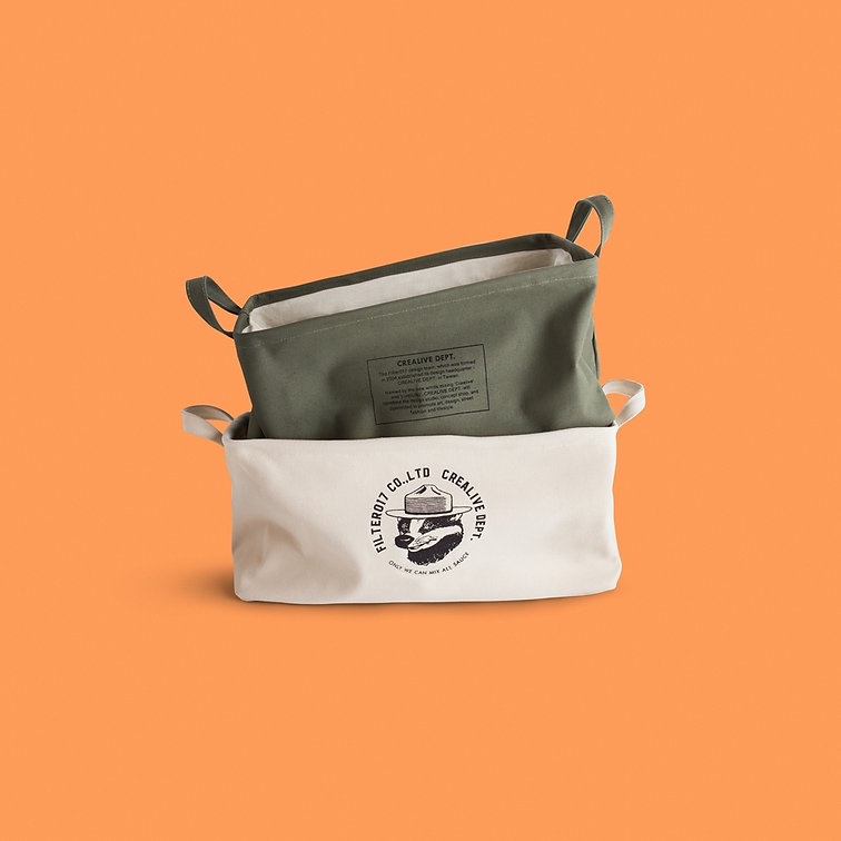 Filter017 Canvas Storage Basket