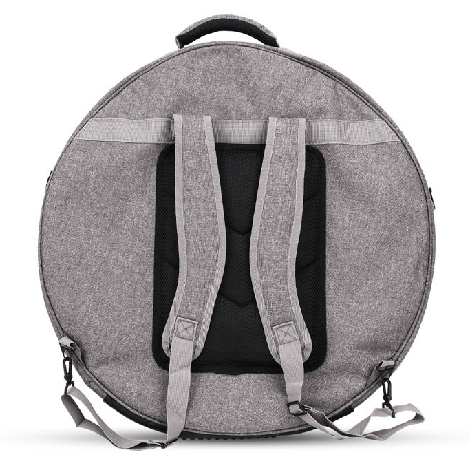 [ส่งด่วน!] กระเป๋าแฉกลม D&J AX-60 สียีนส์เทา บุโฟม EPE หนา 12 มม. กันกระแทกดี กระเป๋าฉาบ กระเป๋าใส่แฉ มีสายสะพาย/หูหิ้ว