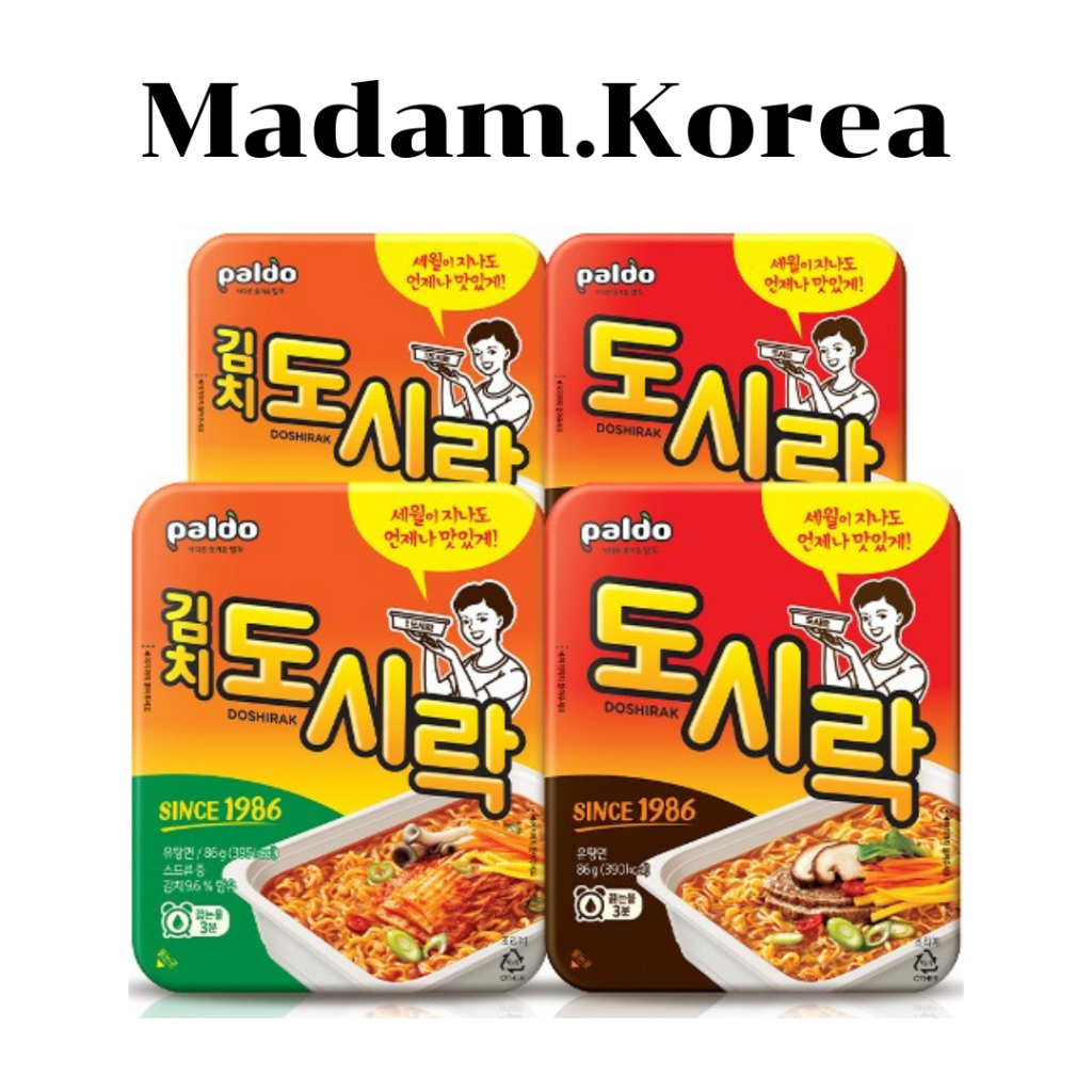 Paldo Doshirak Original Kimchi Ramen Ramyun พัลโด โทชีรัก มาม่าเกาหลี มาม่าถ้วยพร้อมทาน รสกิมจิ พร้อมส่ง สินค้าเกาหลี