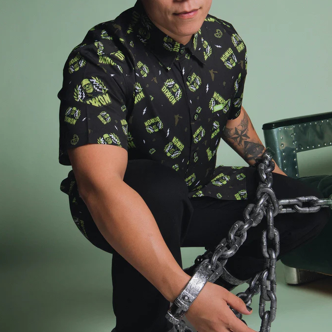 เสื้อเชิ๊ตแขนสั้น Dixxon Frankenstein Short Sleeve Shirt รับประกันของแท้ มือ1 พร้อมส่ง
