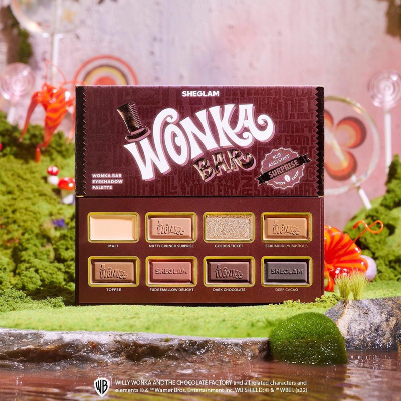 🍫PRE-ORDER 7 วัน🍫SHEGLAM WILLY WONKA WONKA BAR EYESHADOW PALETTE 🎨✨ | ลิขสิทธิ์แท้💯