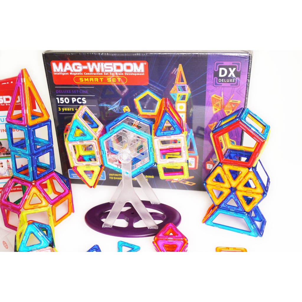 ตัวต่อแม่เหล็ก MAG WISDOM ขนาด 150 ชิ้น