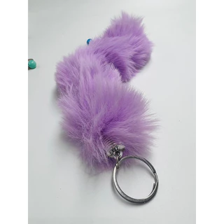🔥14สี พวงกุญแจหางกระรอก ขายส่งและขายปลีก ขนาดยาว33cm New keychain of the squirrel tail WB