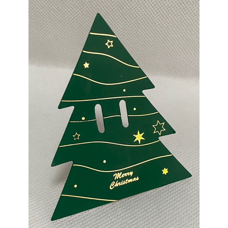 ป้าย Tag ปีใหม่ Merry Christmas & Happy New Year  ขนาด 4*6.5 ซม.