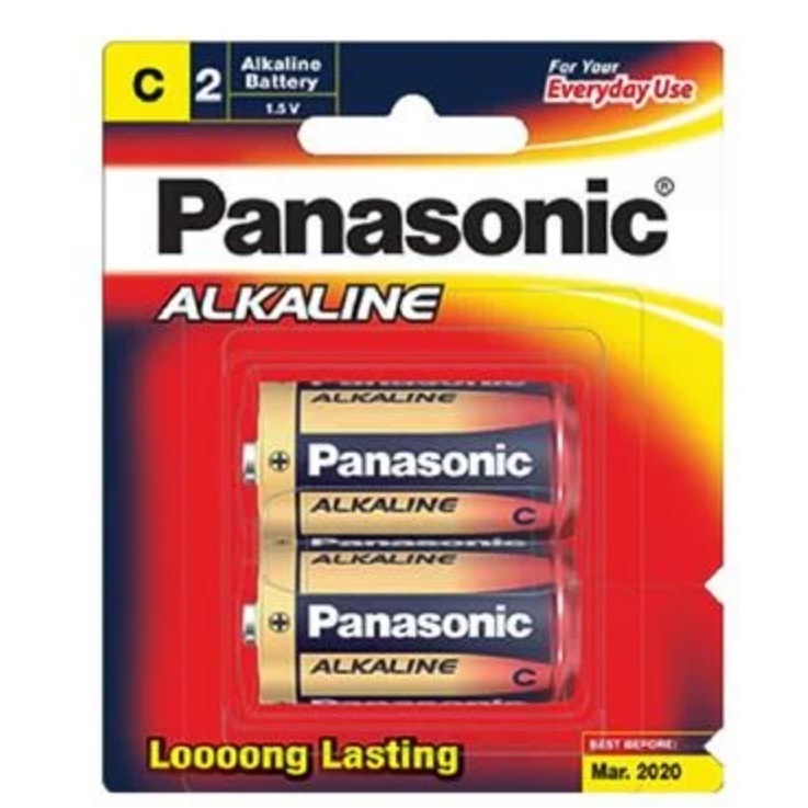 PANASONIC ถ่าน C -Pana C ถ่านอัลคาไลน์ Panasonic ไซด์ C/ LR14