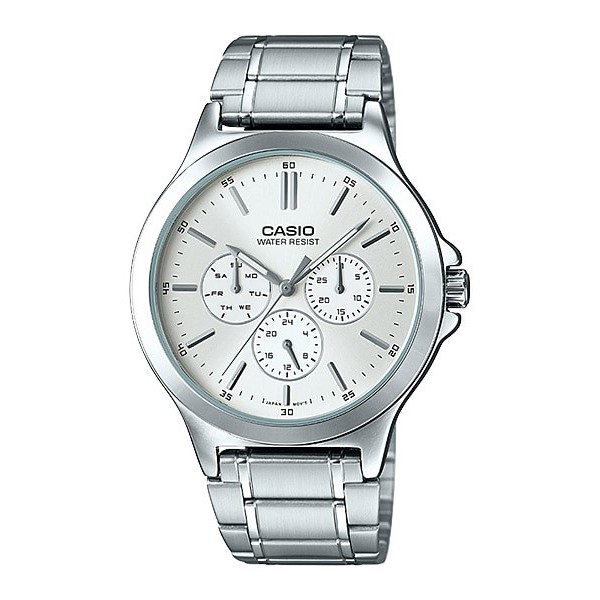 [ของแท้] Casio นาฬิกาข้อมือผู้ชาย รุ่น MTP-V300D-7AUDF สายสแตนเลส รับประกันศูนย์ CMG 1 ปี