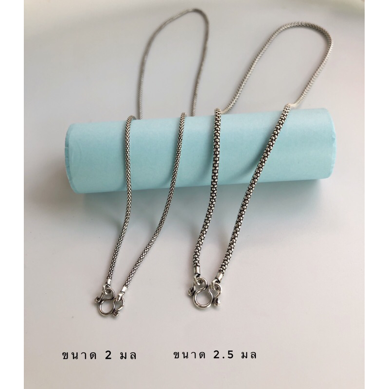 สร้อยคอลายดอกโปร่งรมดำเงินแท้925.เครื่องประดับเงินแท้.สร้อยคอ.สร้อยเงินแท้