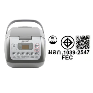 ชาร์ป หม้อหุงข้าว ดิจิตอล 1 ลิตร รุ่น KS-COM10 (คละสี) SHARP RICE COOKER 1L #KS-COM10 (ASSORTED)