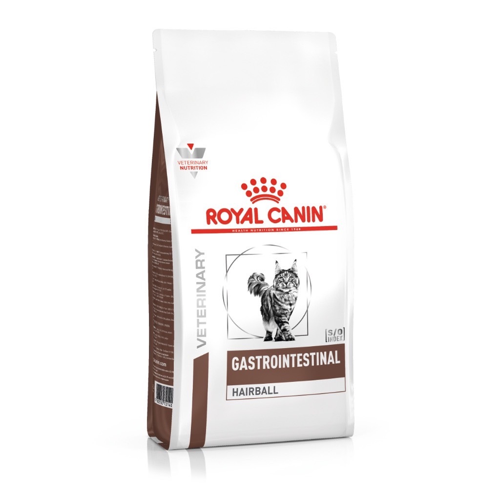Royal Canin Gastrointestinal Hairball Control 2kg มี Fibre รอยัลคานิน อาหารแมว มีไฟเบอร์ ช่วยกำจัดก้อนขน 2 กก