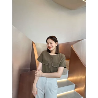 a&oB เสื้อ line blouse (ขนาดxs-xl)* * ระวังสินค้าเลียนเเบบ การออกเเบบเเละลิขสิทธิ์ brand a&oB