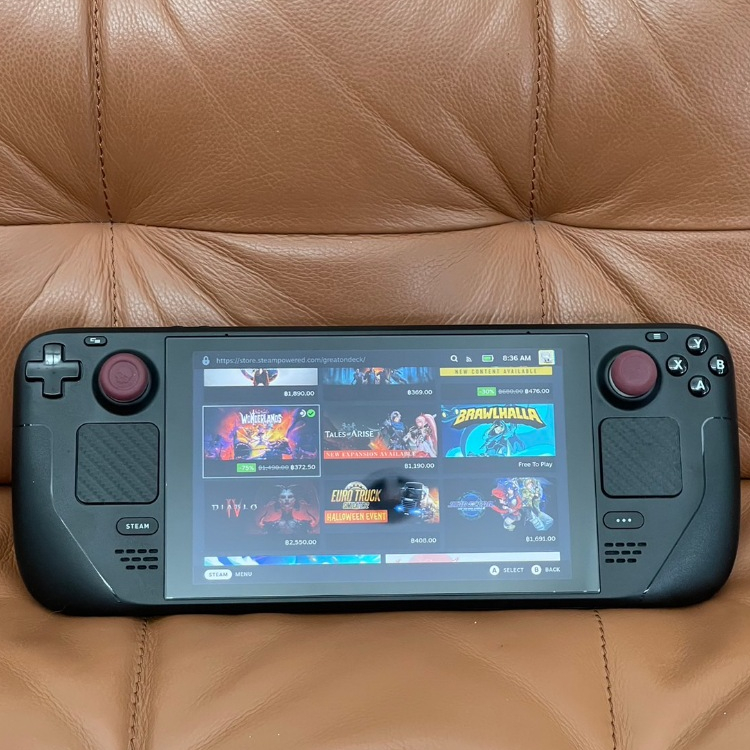 เครื่องเล่นเกม Steam Deck 64GB + 1Tb SSD มือสองสภาพนางฟ้า กล่องครบอุปกรณ์ครบ ของแถมเพียบ ถูกสุดใน sh