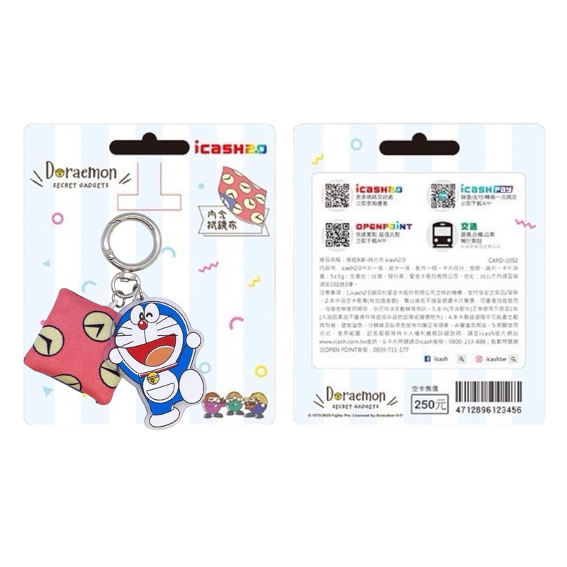 DORAEMON : EASYCARD DORAEMON & LENS CLEANING CLOTH  LENS