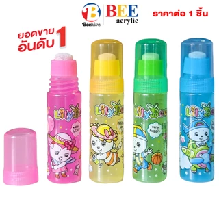 กาวน้ำ หัวฟองน้ำ ลายการ์ตูน 30 มล. คละสี / ตราม้า H-11 1 ชิ้น