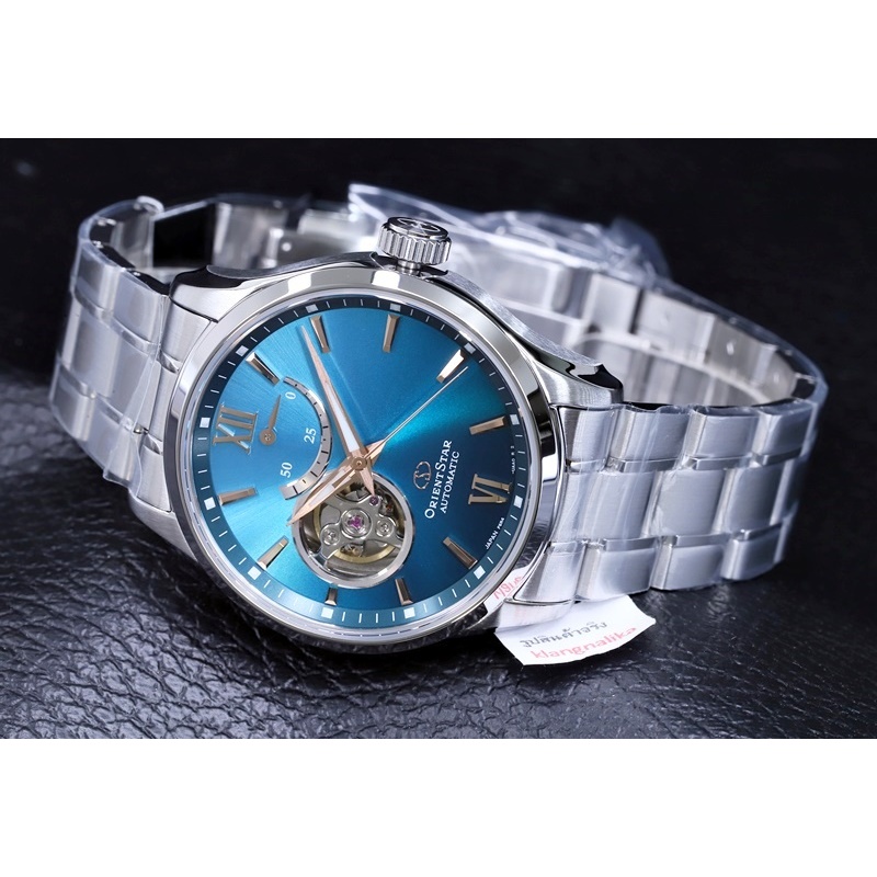 (มีสายหนังแถม) นาฬิกา Orient Star Semi Skeleton Limited Edition รุ่น RE-AT0017L