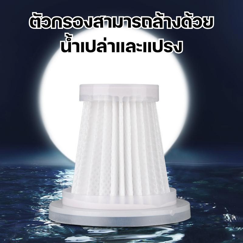 แถม 3หัวแปรง เครื่องดูดฝุ่นไร้สายขนาดเล็ก แบบพกพา 2in1 สําหรับบ้าน และรถยนต์ YT-M2037 ราคา ถูกที่สุด ดีลบีเคเค แกลเลอรีภาพที่ 4