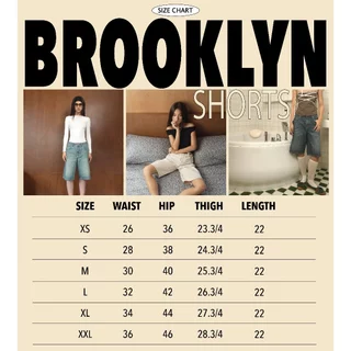 TGDA.CO - กางเกงยีนส์ขาสั้น Body Girl รุ่น Brooklyn Shorts (new color released!) (พร้อมส่ง)