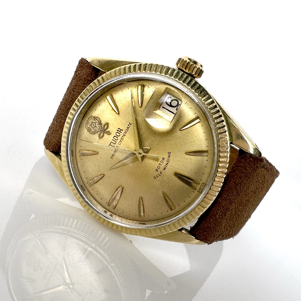 นาฬิกามือสอง TUDOR Prince Oysterdate 7964 Big Rose ปี 1960s Automatic Date Unisex ขนาดตัวเรือน 34 mm. (Pre-owned)