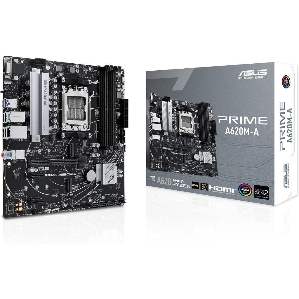 MAINBOARD (เมนบอร์ด) ASUS PRIME A620M-A (DDR5) (SOCKET AM5) (MICRO-ATX)