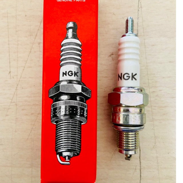 แท้ศูนย์ฮอนด้า หัวเทียนมอเตอร์ไซค์ NGK แท้! เบอร์ C7HSA ใส่ Wave100/Fino/ Mio/ Nouvo MX/TTX/ Spark 115/ Suzuki Smash