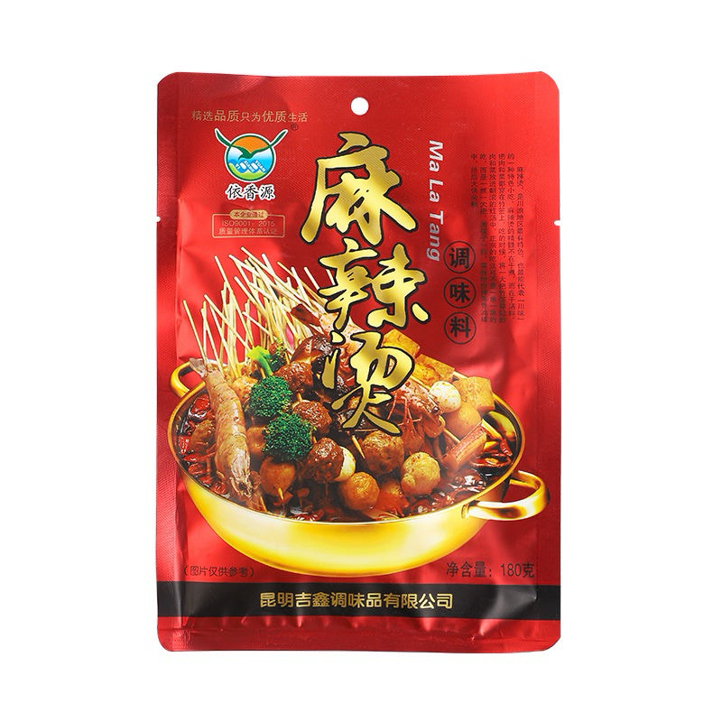 เครื่องโปวโปวจี หมาล่าทั่ง 180g อร่อยย รสชาติดี 依香源麻辣烫