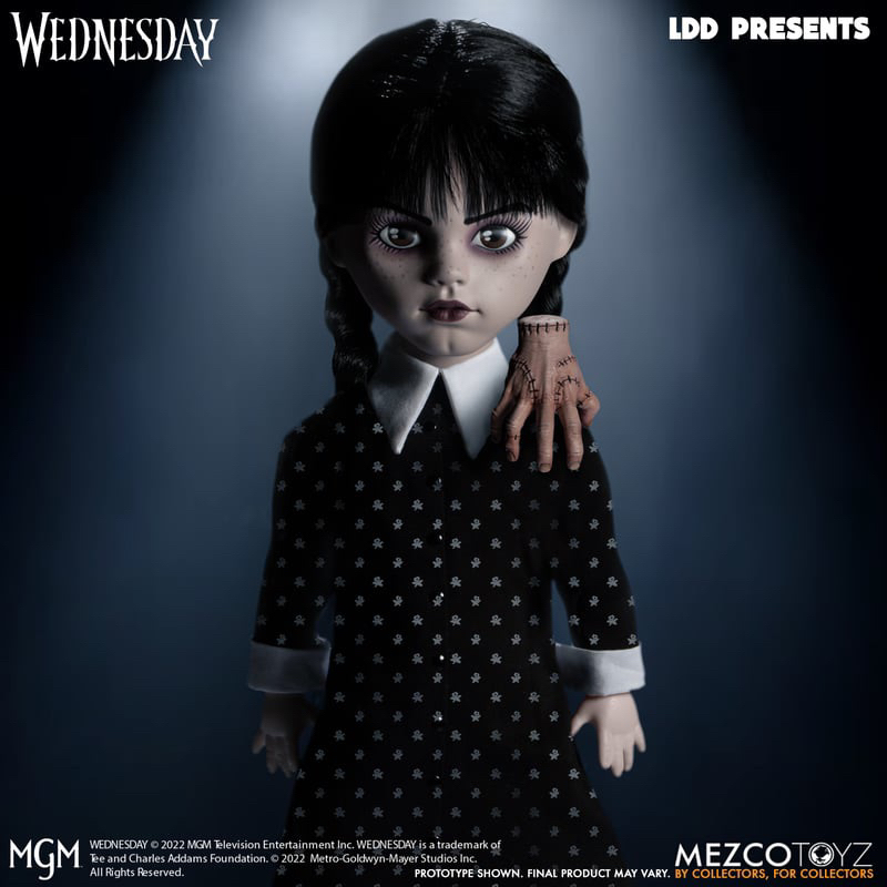 [MooNLikE] Mezco LDD Wednesday Addams Family Thing Figures Doll 25 cm
