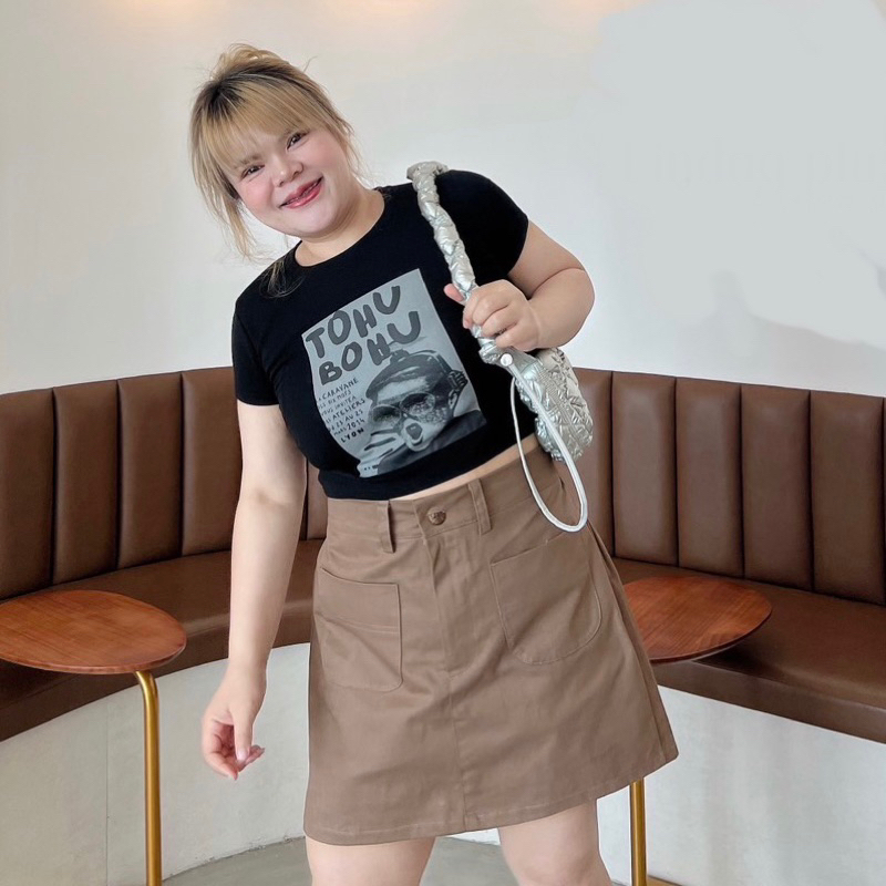 Jessy Y2K skirts กางเกงกระโปรง สไตล์เกาหลี สำหรับสาวอวบคนอ้วน