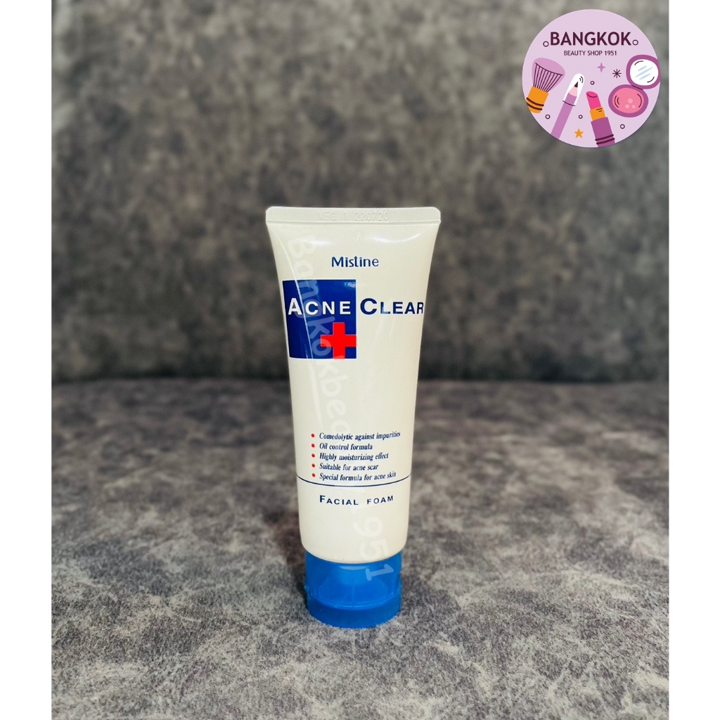 มิสทีน แอคเน่ เคลียร์ เฟเชียลโฟม l Mistine Acne Clear Facial Foam 85 g.