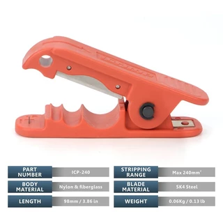 มีดปอกสายไฟ คีมปอกสายไฟ ICrimp ICP-240 สำหรับสายไฟ 4-240 ตร.มม