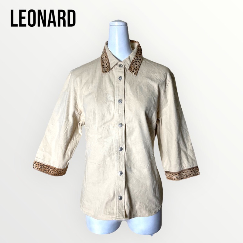 Leonard เสื้อแจ็คเก็ตสีเบจ