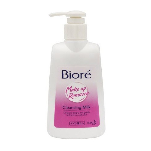 บิโอเร คลีนซิ่ง มิลค์ เมคอัพ รีมูฟเวอร์ 180 มล Biore Cleansing Milk 180 ml ล้างเครื่องสำอาง