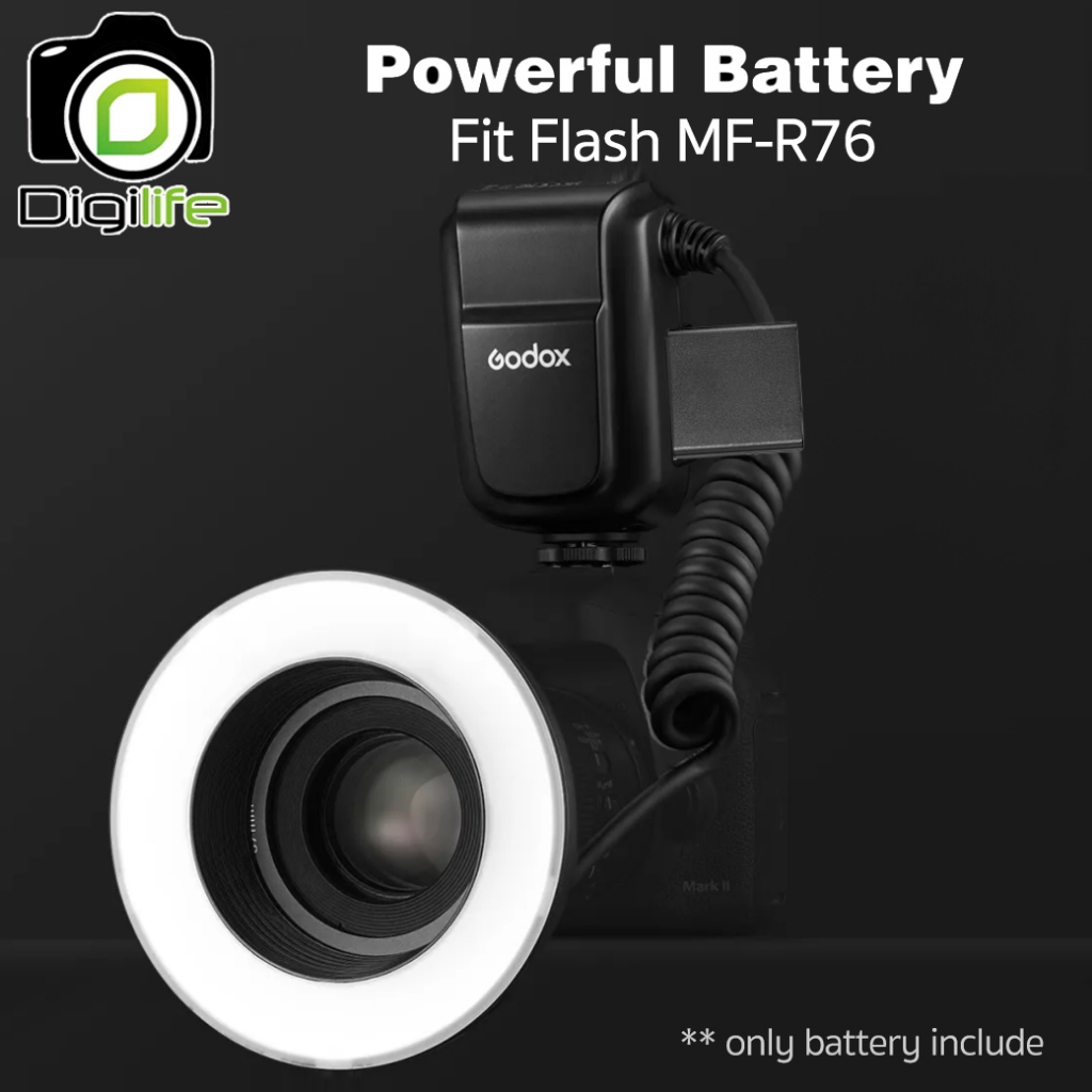 Godox Battery WB100, WB100A, WB100B - For Flash AD100Pro, V1, V860III, MF-R76, etc / Digilife Thailand Shop