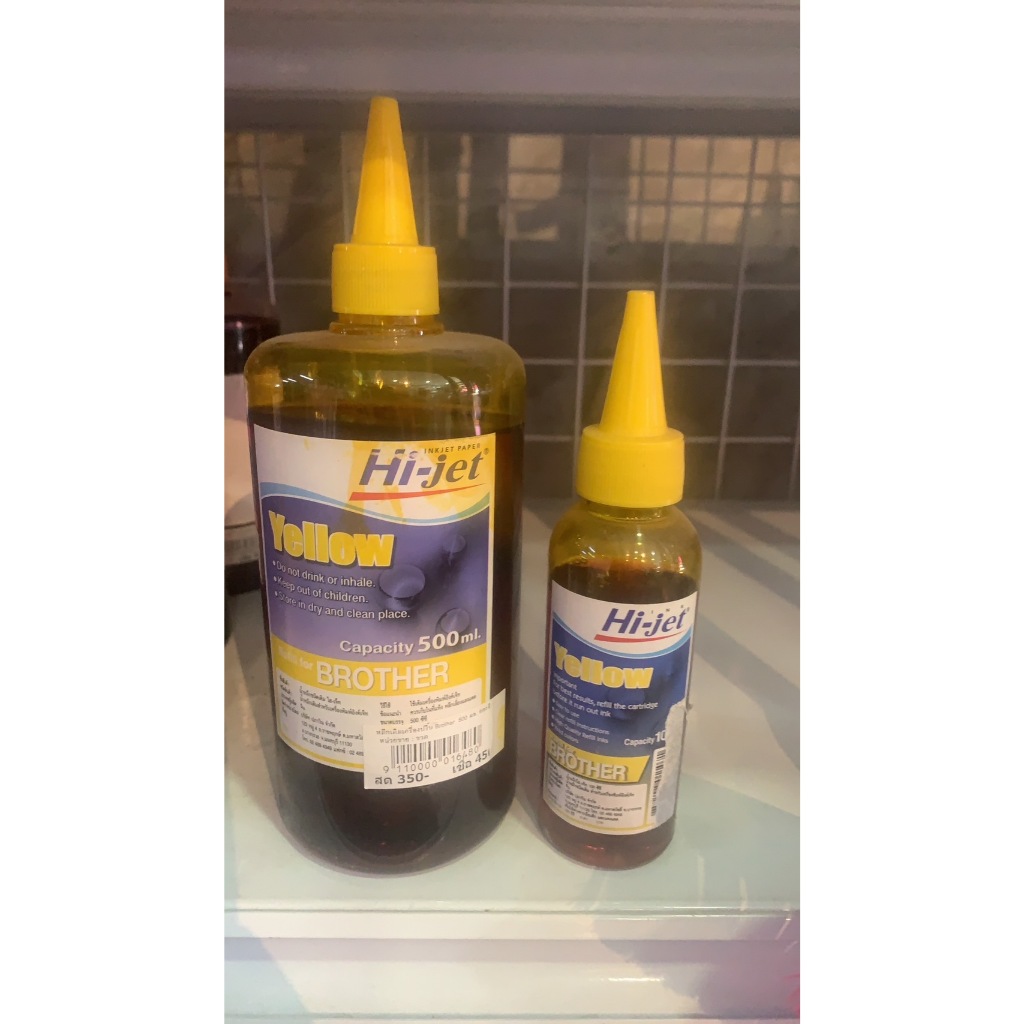 หมึกเติมเครื่องปริ้น Hi-Jet คละสี