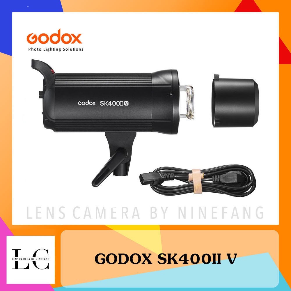 GODOX SK400II V รุ่นใหม่ ไฟนำLED แฟลชสตูดิโอ 400 วัตต์ Studio Flash 400W SK400II -V