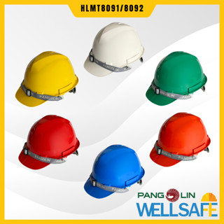 PANGOLIN หมวกนิรภัย Class E หมวกเซฟตี้ HLMT8091/8092 รองในปร…