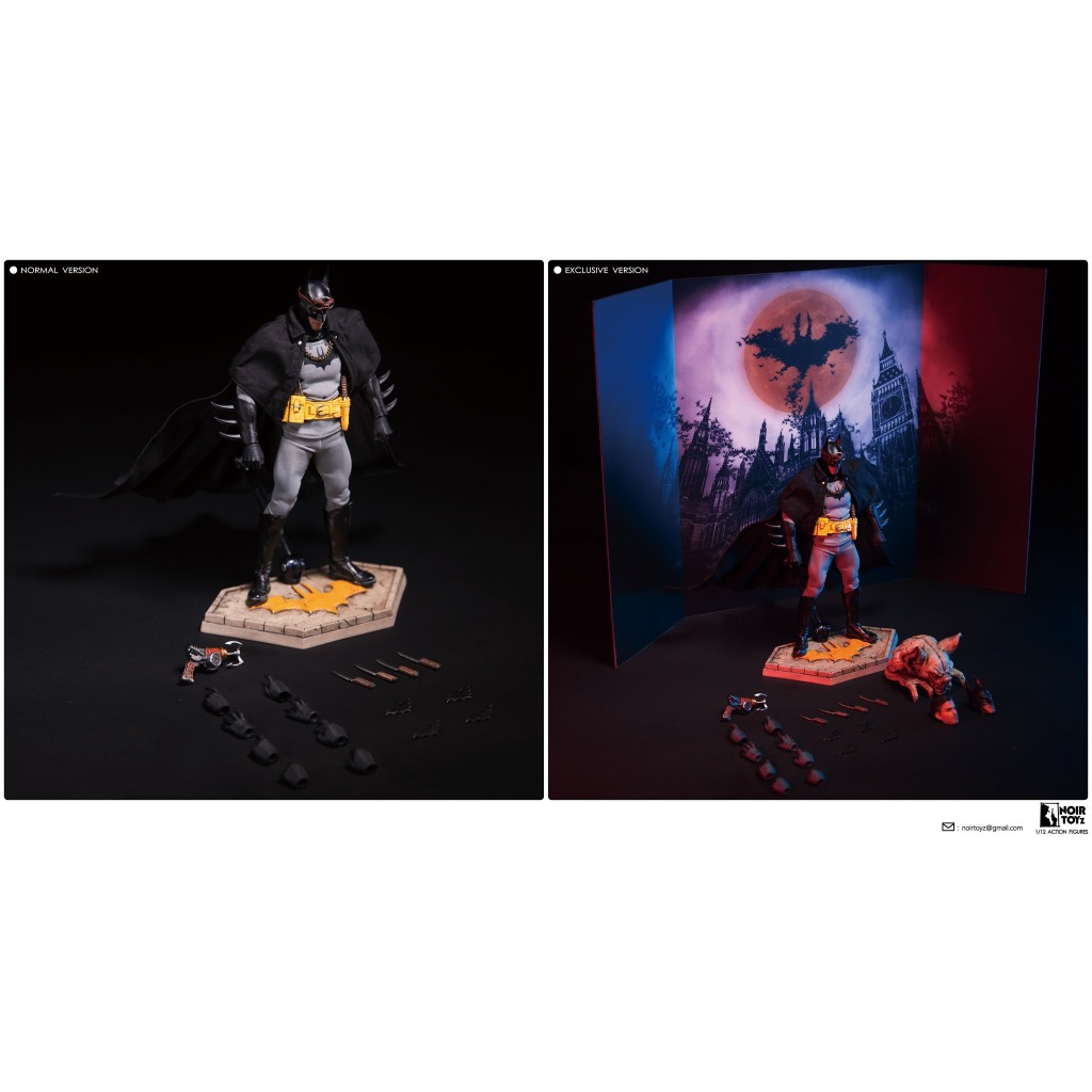 Noirtoyz 3901 1/12 : Hero Series 19th Century - Dark Knight มีให้เลือก 2 เวอร์ชั่น