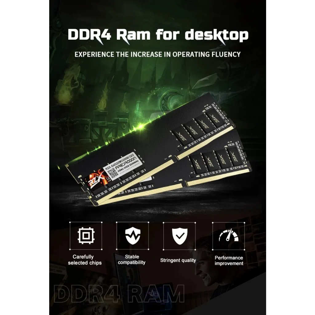 แรม PC DDR4 16GB บัส 3200