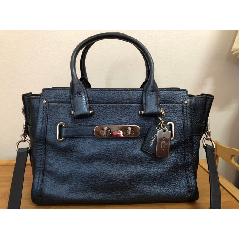 coach swagger 27 สีกรม