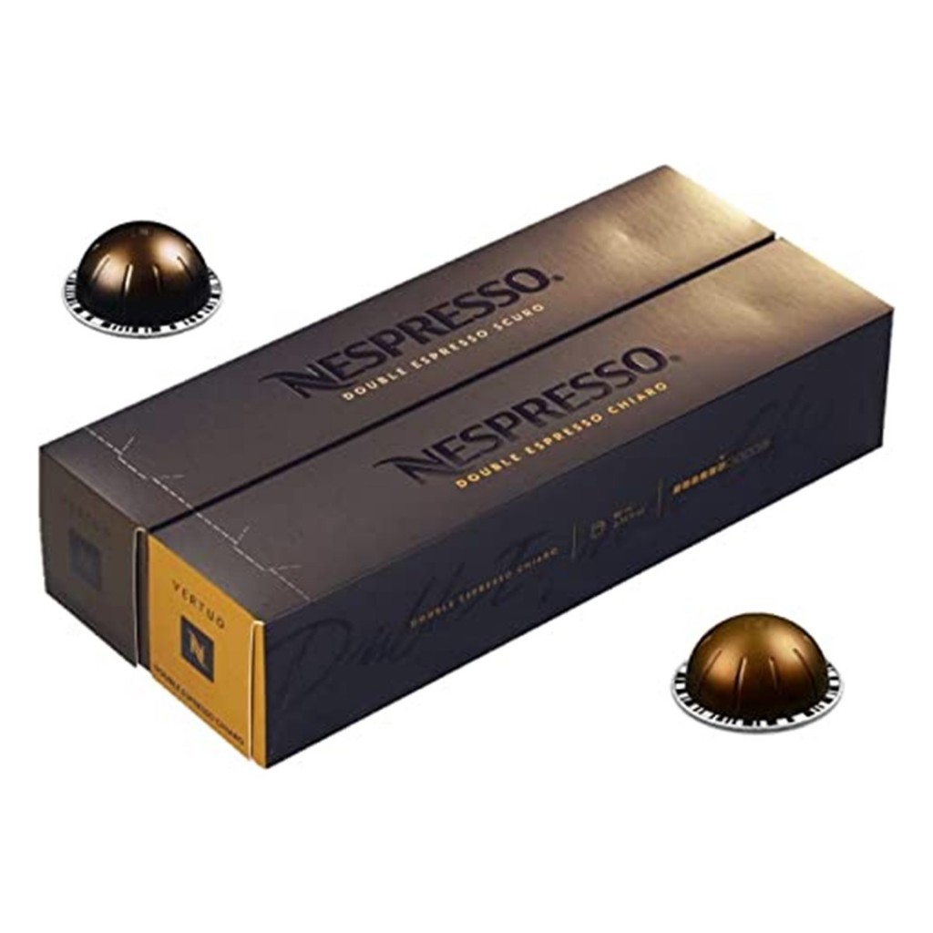 NESPRESSO Vertuo Double Espresso (SCURO/CHIARO) Coffee 20Capsule