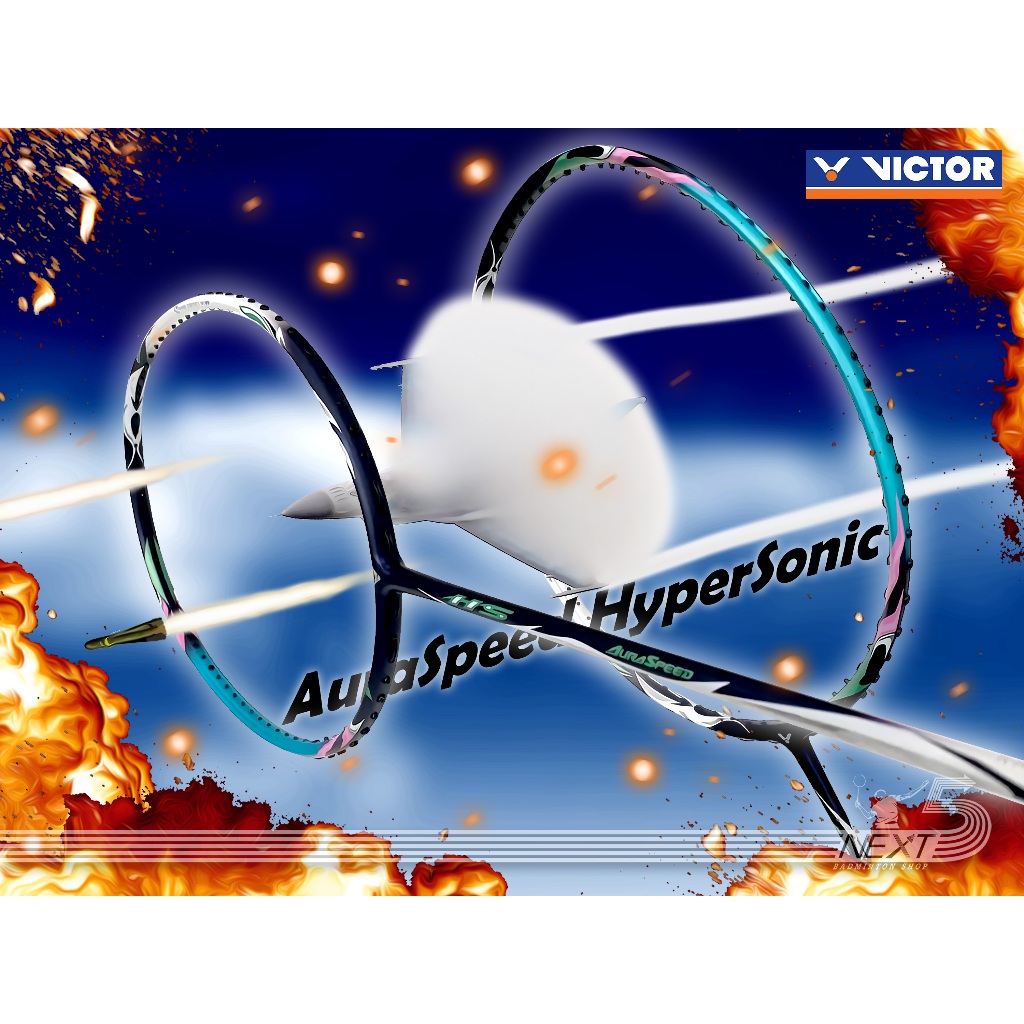 VICTOR ไม้แบดมินตัน รุ่น Auraspeed hypersonic (ARS-HS) ฟรีเอ็น+ซอง