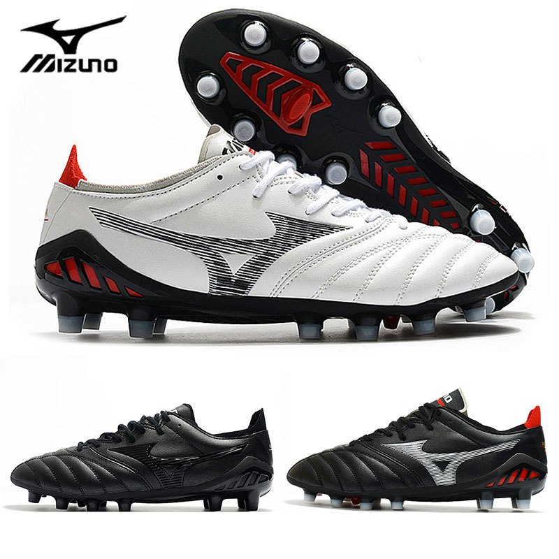 Mizuno Morelia Neo 3 FG รองเท้าสตั๊ด รองเท้าฟุตซอล สนามหญ้า เหมาะกับเล่นฟุตบอลกลางแจ้ง สําหรับผู้ชาย