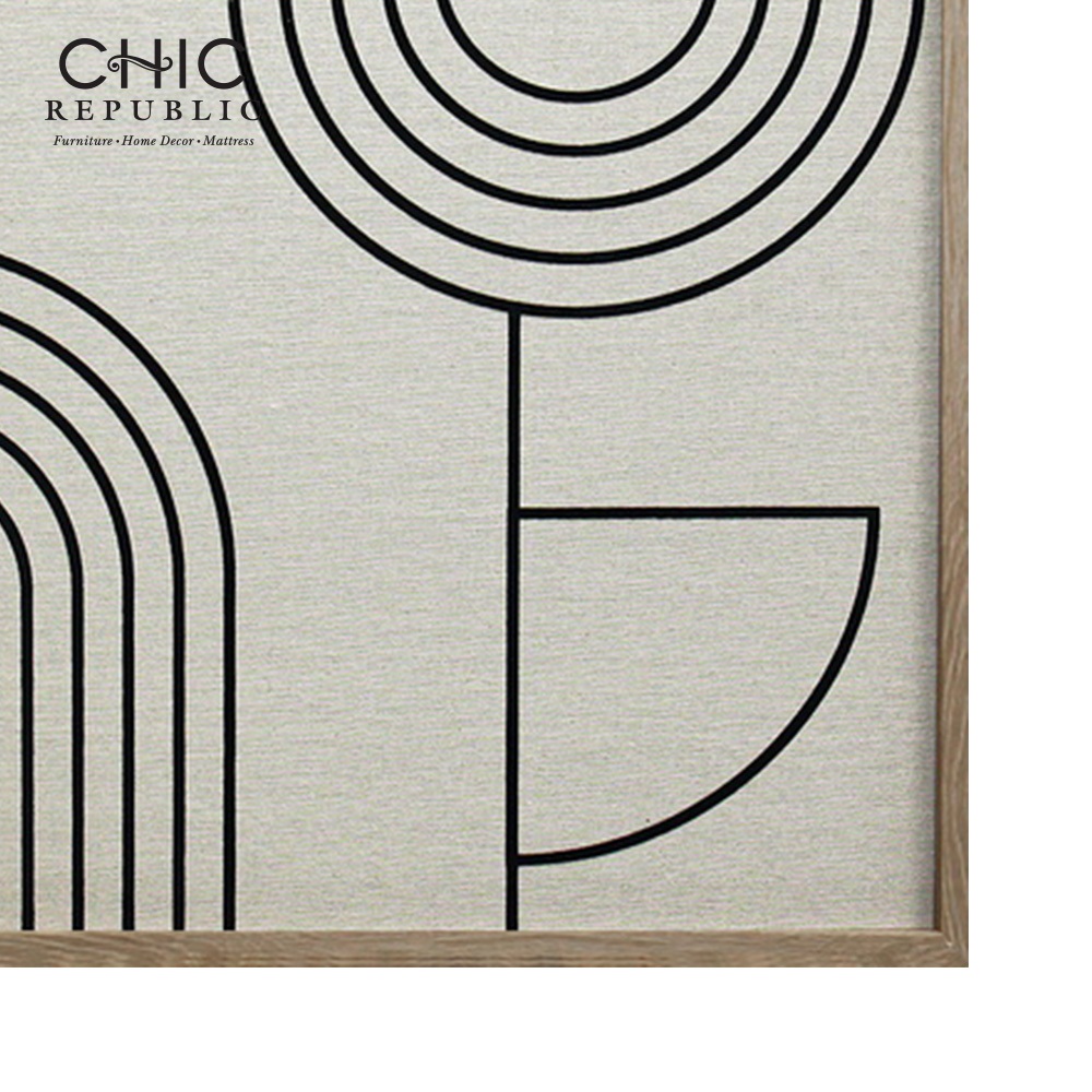 ภาพติดฝาผนัง CHIC REPUBLIC รุ่น HATHOR-A/50X70 สีไม้ธรรมชาติ/หลากสี_1