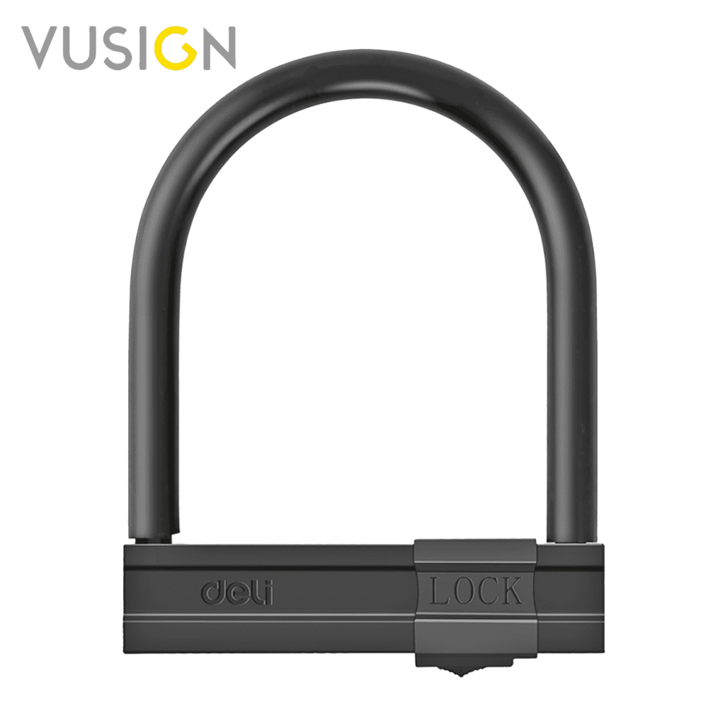 vusign กุญแจล็อคล้อ กุญแจล็อคมอเตอร์ไซค์ ที่ล็อคแบบเทคโนโลยี แข็งแรง ป้องกันขโมยได้ดี shaped lock